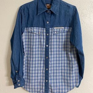 Vintage Harley Davidson Long Sleeve Shirt Woman’s